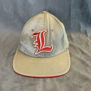 Louisville Cardinals Zephyr ZFit Stretch Hat S/M Distressed Vintage‎ Wash Cap